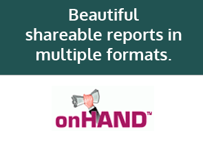 Beautiful shareable reports in multiple formats.